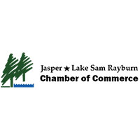Jasper Lake Sam Rayburn Chamber of Commerce Jasper TX Logo